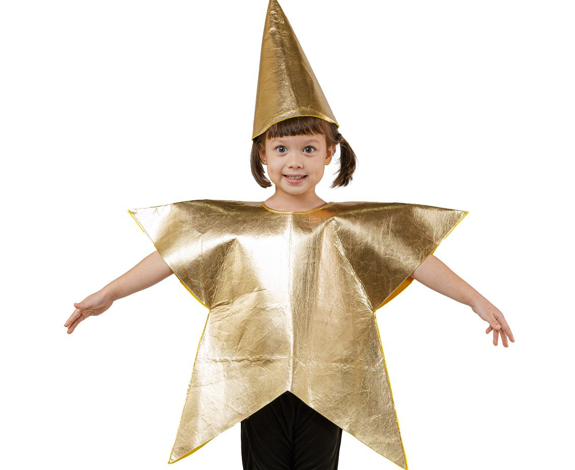 Role play-set for child Gold Star (shirt, hat), size 92/104 cm